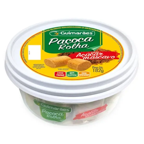 Guimaraes Pacoca Rolha C/Acucar Mascavo Pote